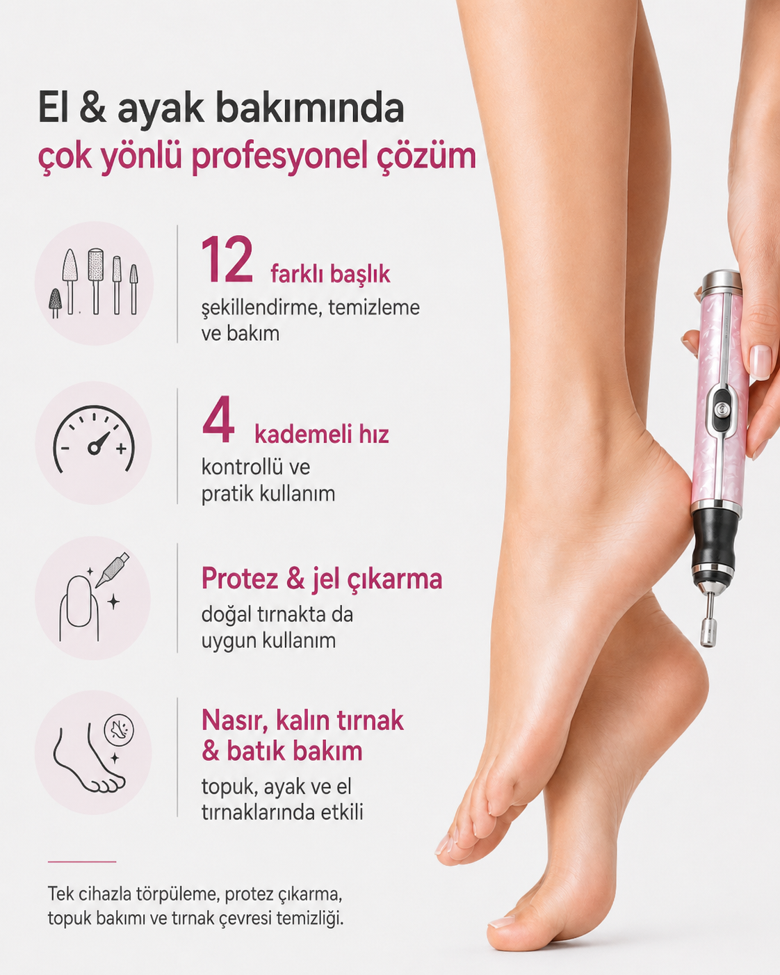 Velroa V12™ Profesyonel El & Ayak Bakım Seti